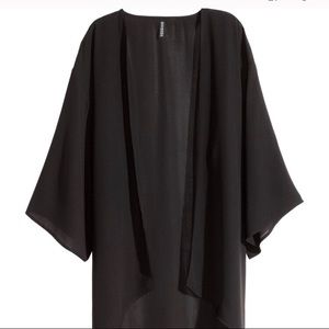Black Sheer Kimono